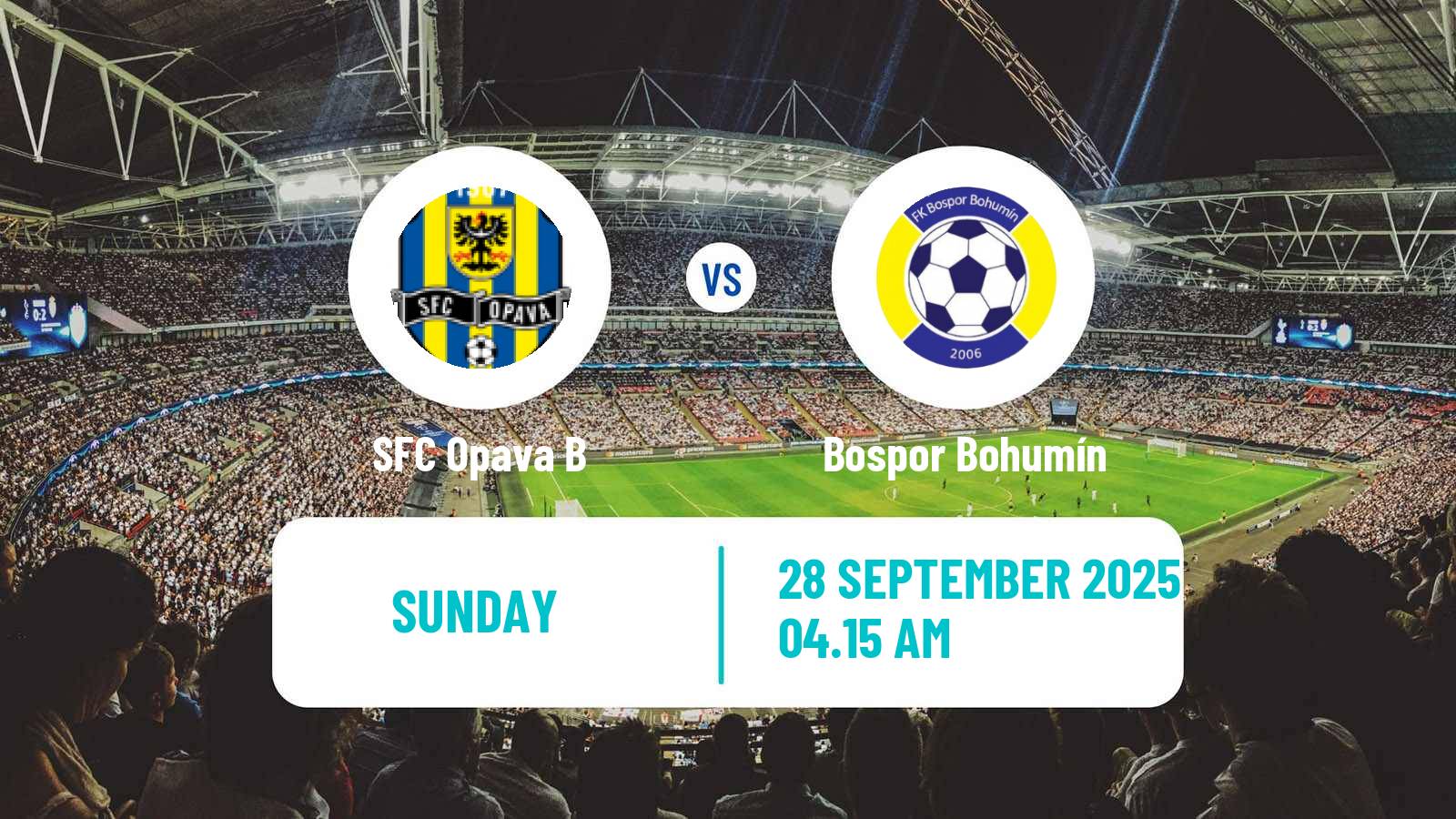 Soccer Czech Division F Opava B - Bospor Bohumín