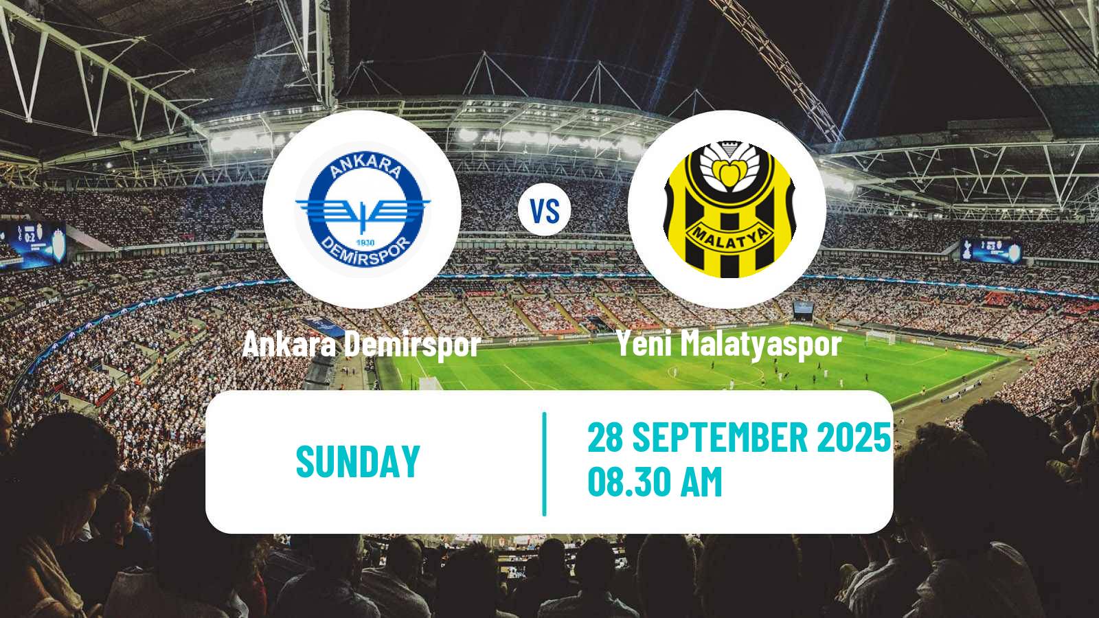 Soccer Turkish Second League Red Group Ankara Demirspor - Yeni Malatyaspor