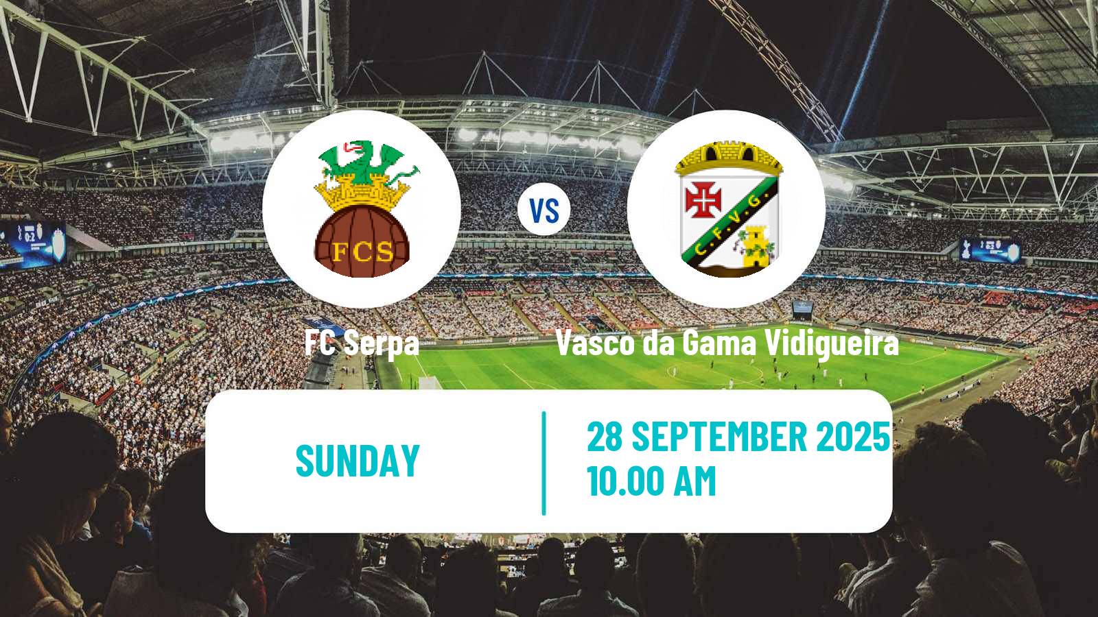 Soccer Campeonato de Portugal - Group D Serpa - Vasco da Gama Vidigueira