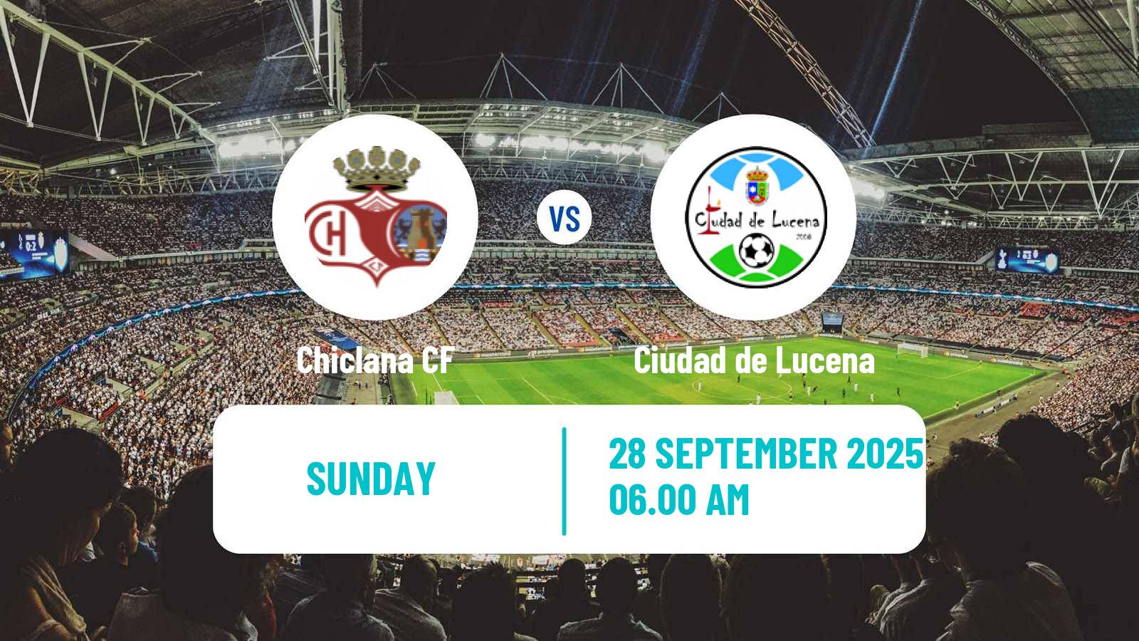 Soccer Spanish Tercera RFEF - Group 10 Chiclana - Ciudad de Lucena