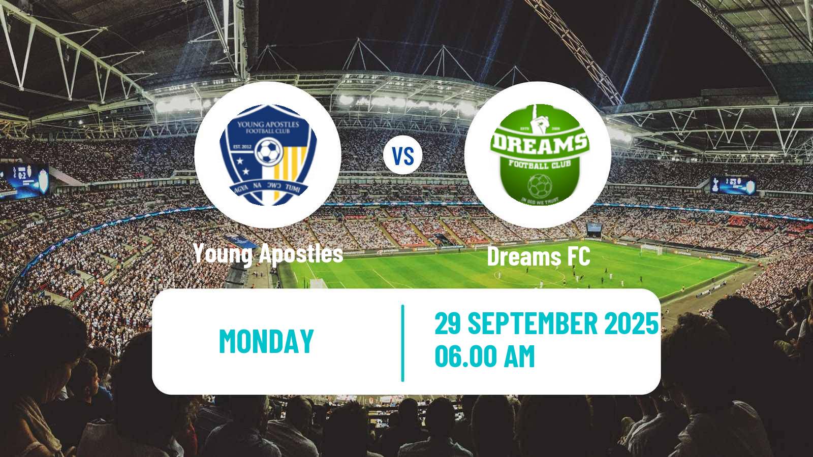 Soccer Ghanaian Premier League Young Apostles - Dreams