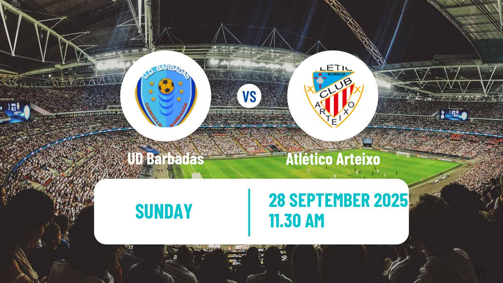 Soccer Spanish Tercera RFEF - Group 1 Barbadás - Atlético Arteixo