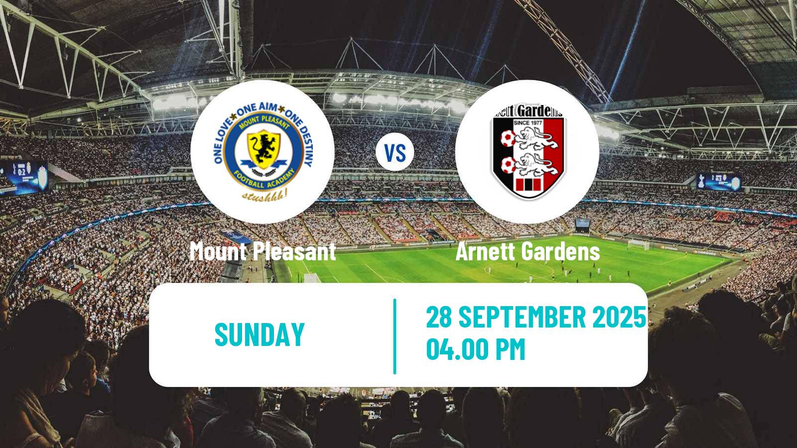 Soccer Jamaica National Premier League Mount Pleasant - Arnett Gardens