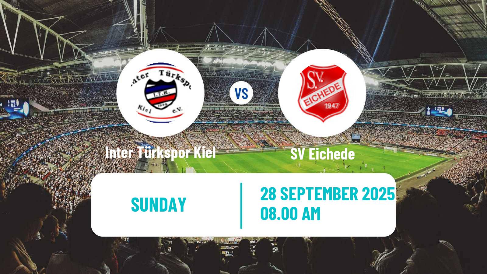 Soccer German Oberliga Schleswig-Holstein Inter Türkspor Kiel - Eichede
