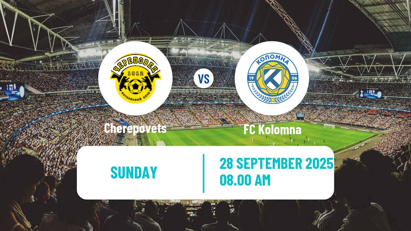 Soccer FNL 2 Division B Group 2 Cherepovets - Kolomna