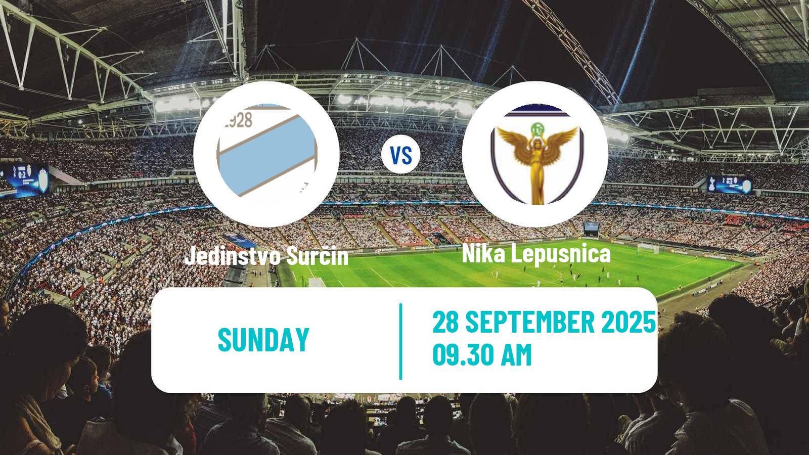 Soccer Serbian Srpska Liga - Belgrade Jedinstvo Surčin - Nika Lepusnica