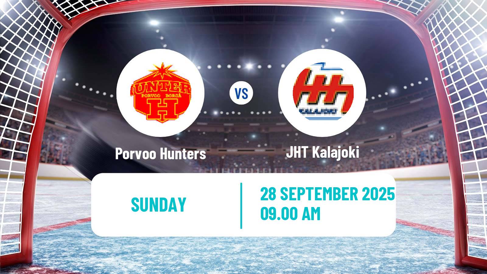 Hockey Finnish Suomi-sarja Porvoo Hunters - JHT Kalajoki