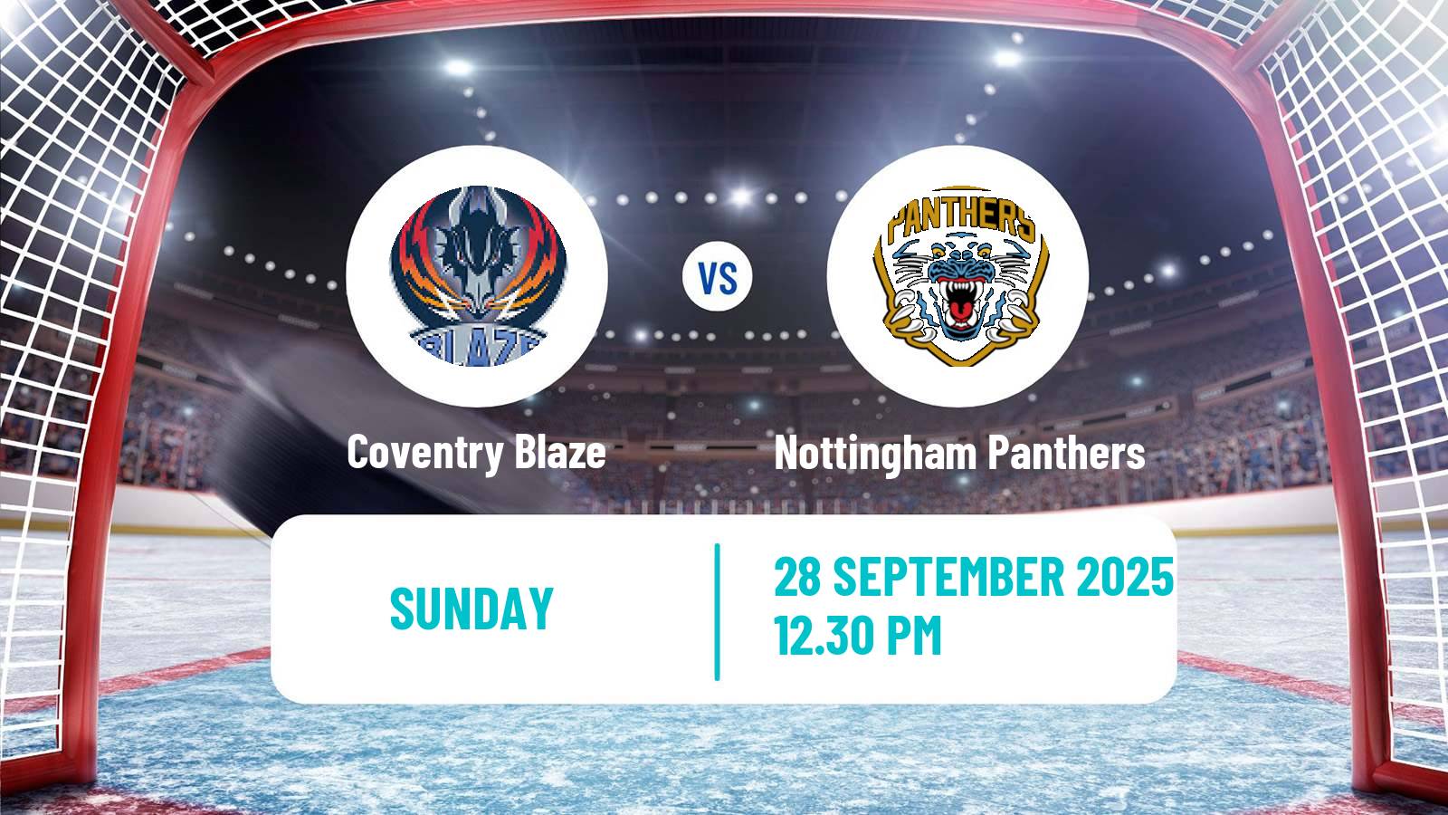 Hockey United Kingdom Challenge Cup Ice Hockey Coventry Blaze - Nottingham Panthers