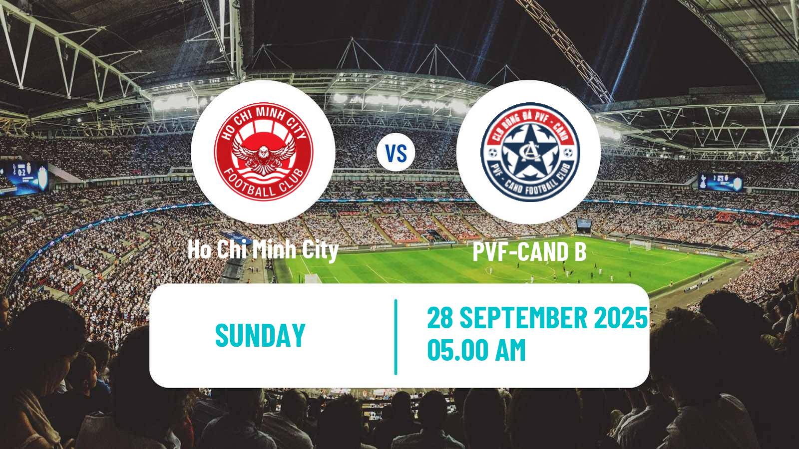 Soccer Vietnamese V League 2 Ho Chi Minh City - PVF-CAND B
