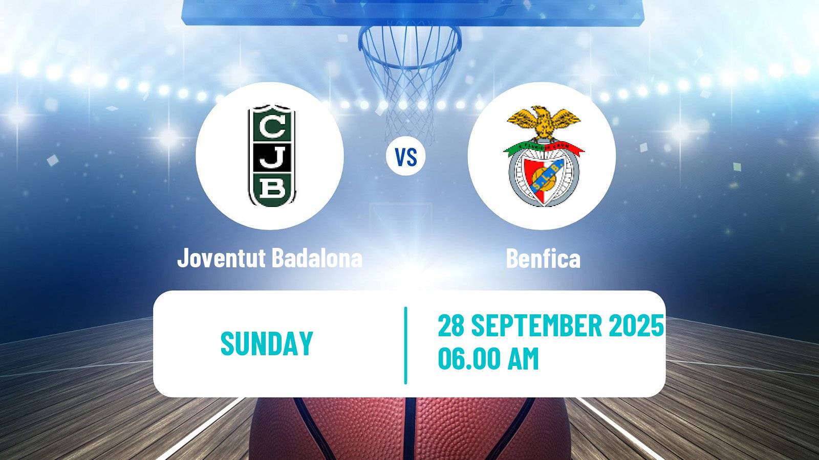 Basketball Club Friendly Basketball Joventut Badalona - Benfica