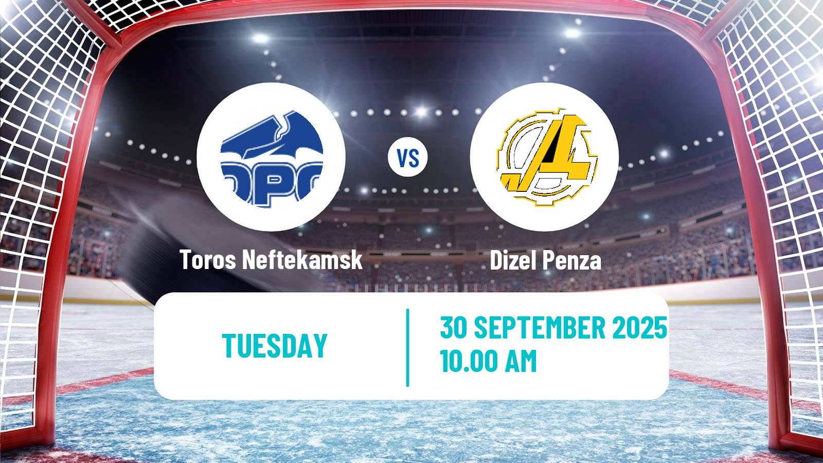 Hockey VHL Toros Neftekamsk - Dizel Penza