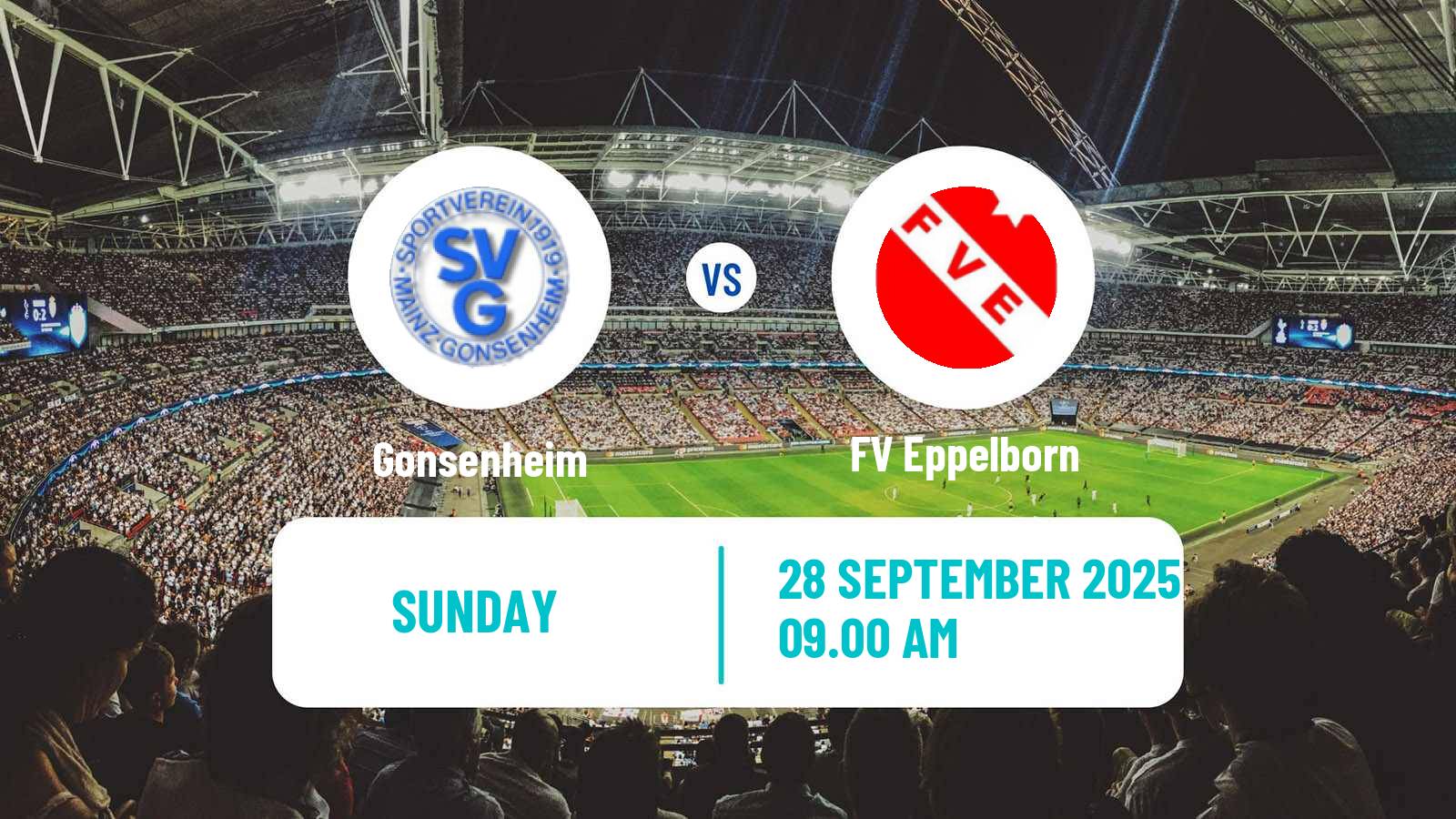 Soccer German Oberliga Rheinland-Pfalz/Saar Gonsenheim - Eppelborn
