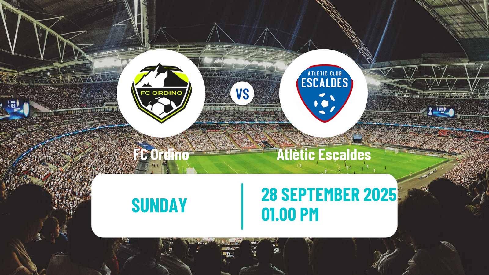 Soccer Andorra Primera Divisio Ordino - Atlètic Escaldes