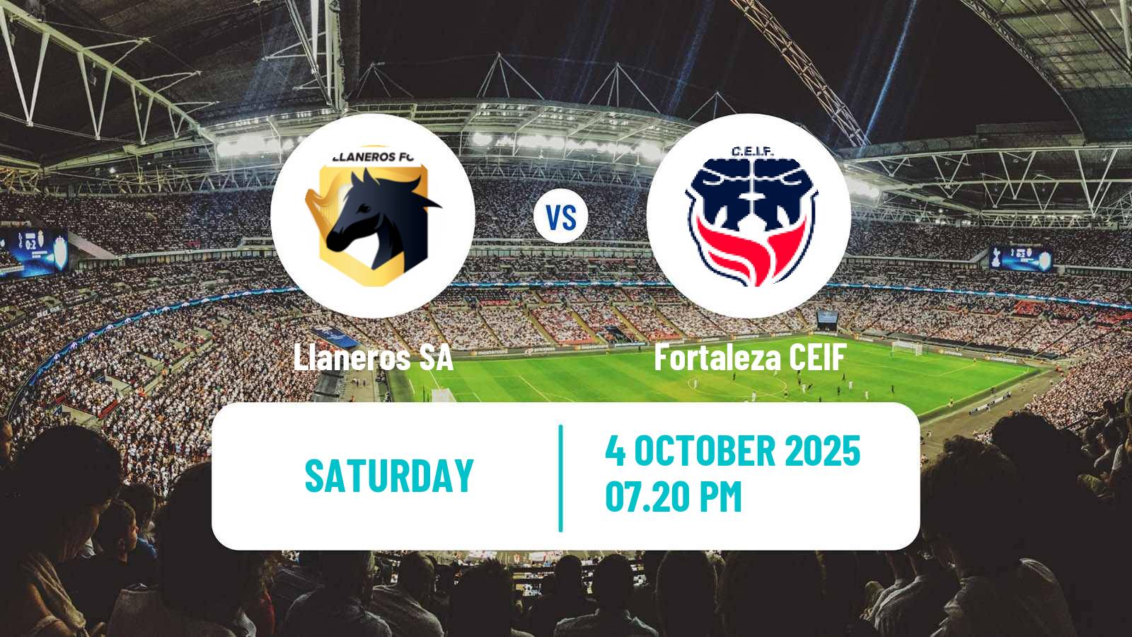 Soccer Colombian Primera A Llaneros SA - Fortaleza CEIF