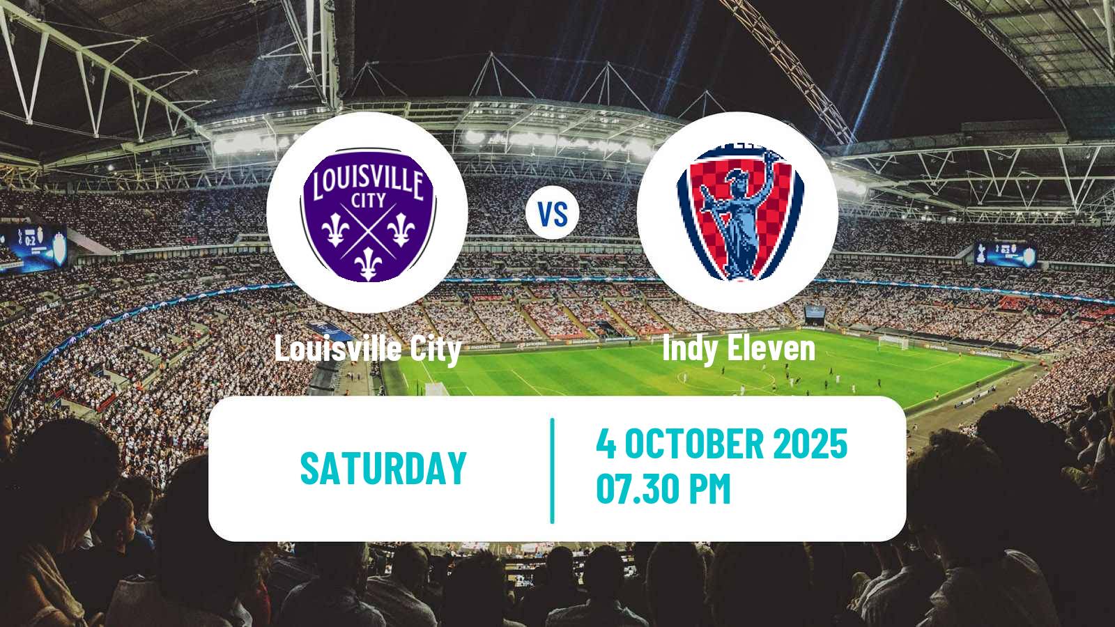 Soccer USL Championship Louisville City - Indy Eleven