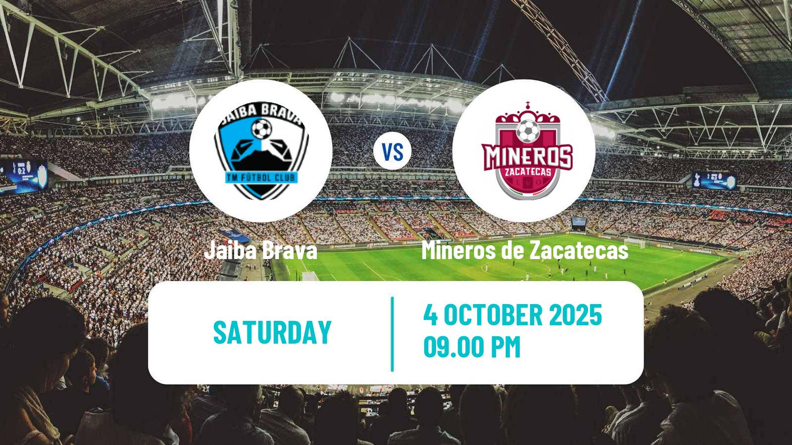Soccer Mexican Liga de Expansion MX Jaiba Brava - Mineros de Zacatecas