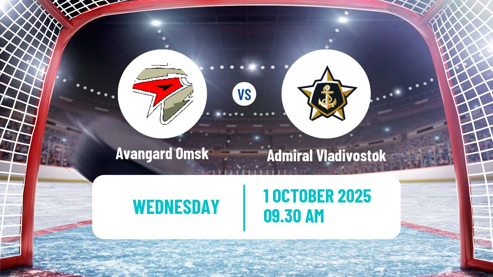 Hockey KHL Avangard Omsk - Admiral Vladivostok