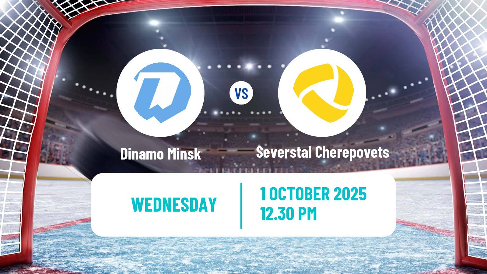 Hockey KHL Dinamo Minsk - Severstal Cherepovets