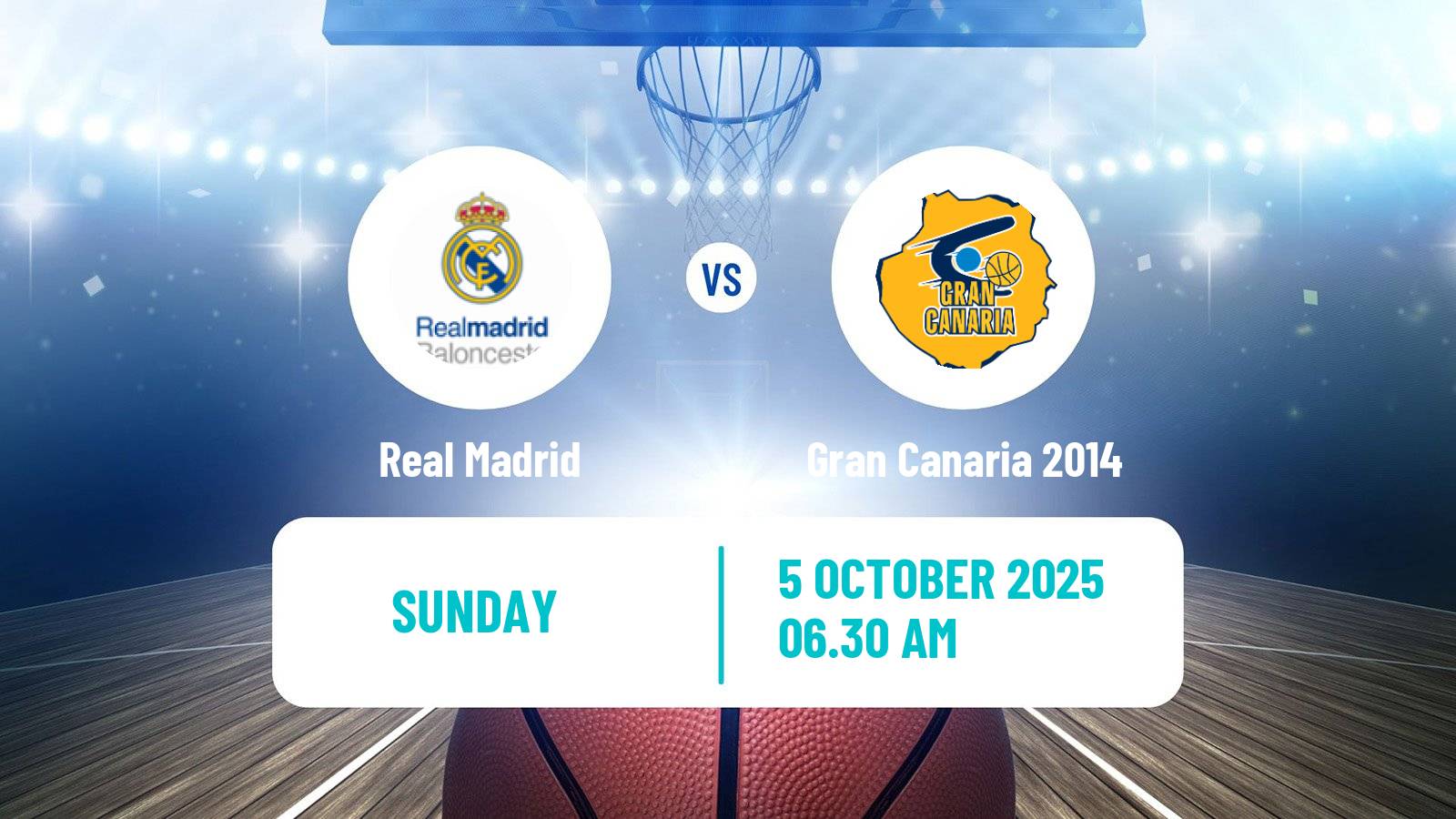 Basketball Spanish ACB League Real Madrid - Gran Canaria 2014