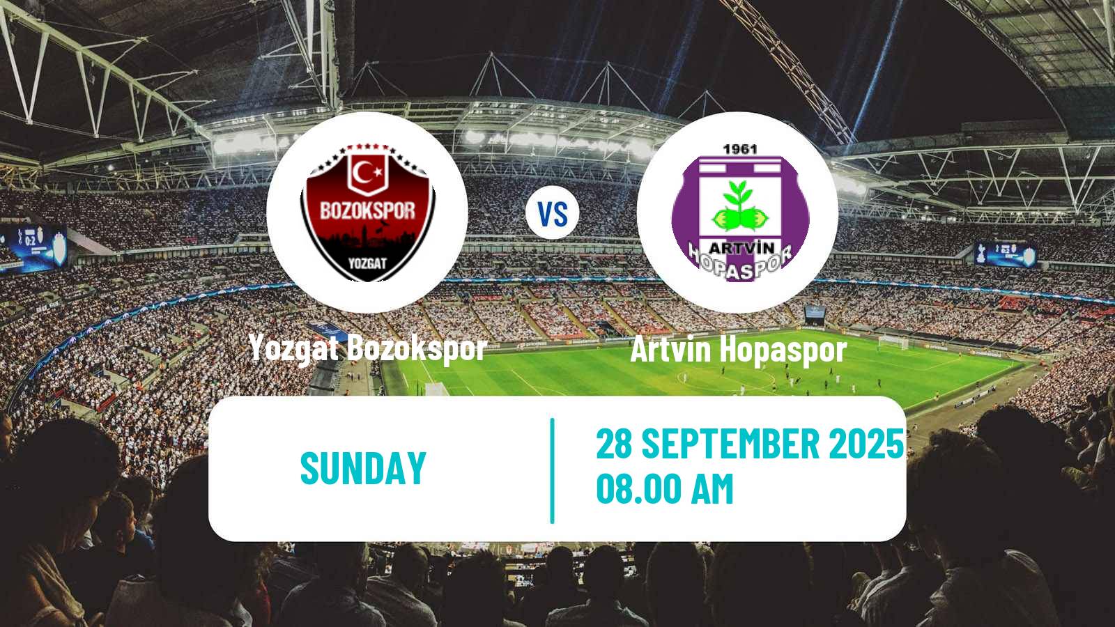 Soccer Turkish 3 Lig Group 3 Yozgat Bozokspor - Artvin Hopaspor
