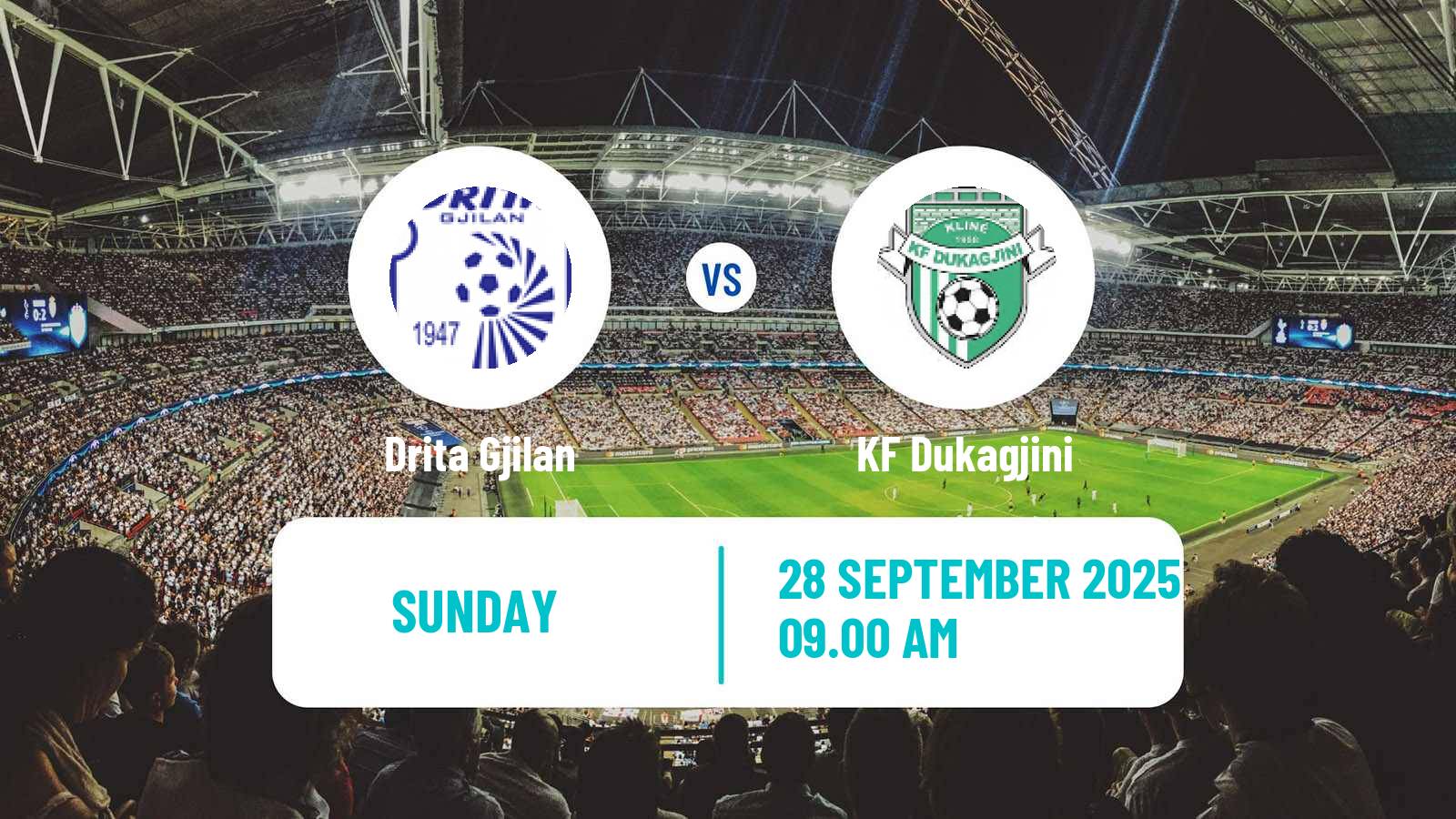 Soccer Kosovo Superliga Drita Gjilan - Dukagjini