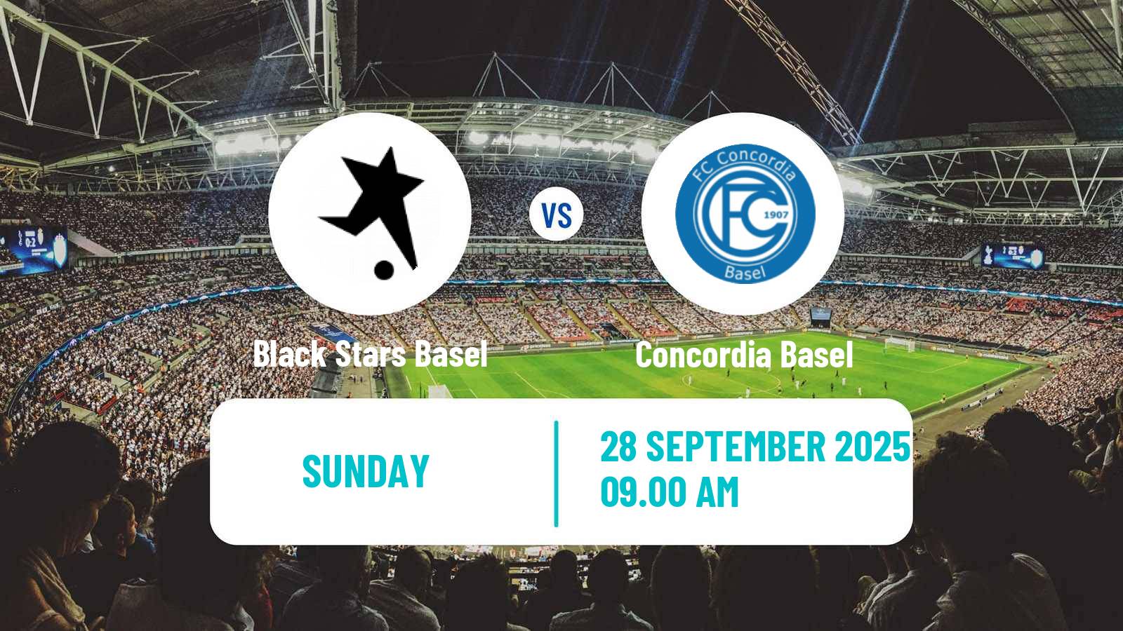 Soccer Swiss 1 Liga Classic Group 2 Black Stars Basel - Concordia Basel