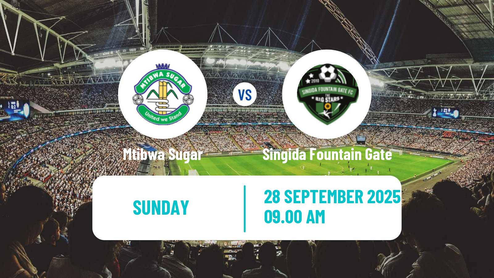 Soccer Tanzanian Premier League Mtibwa Sugar - Singida Fountain Gate
