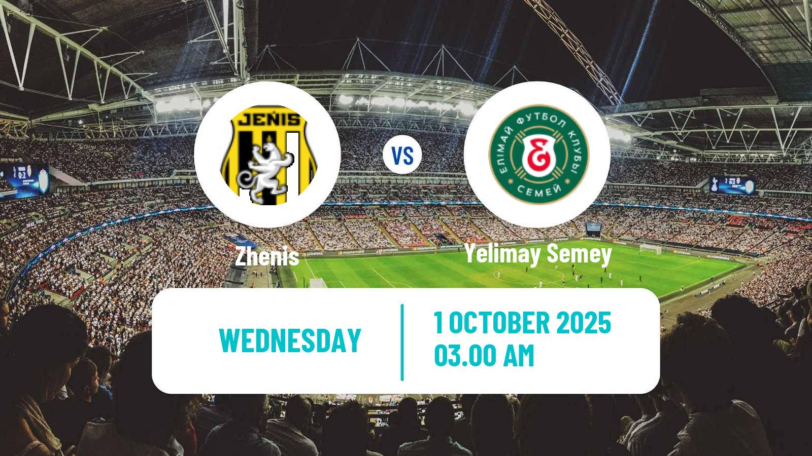 Soccer Kazakh League Women Zhenis - Yelimay Semey