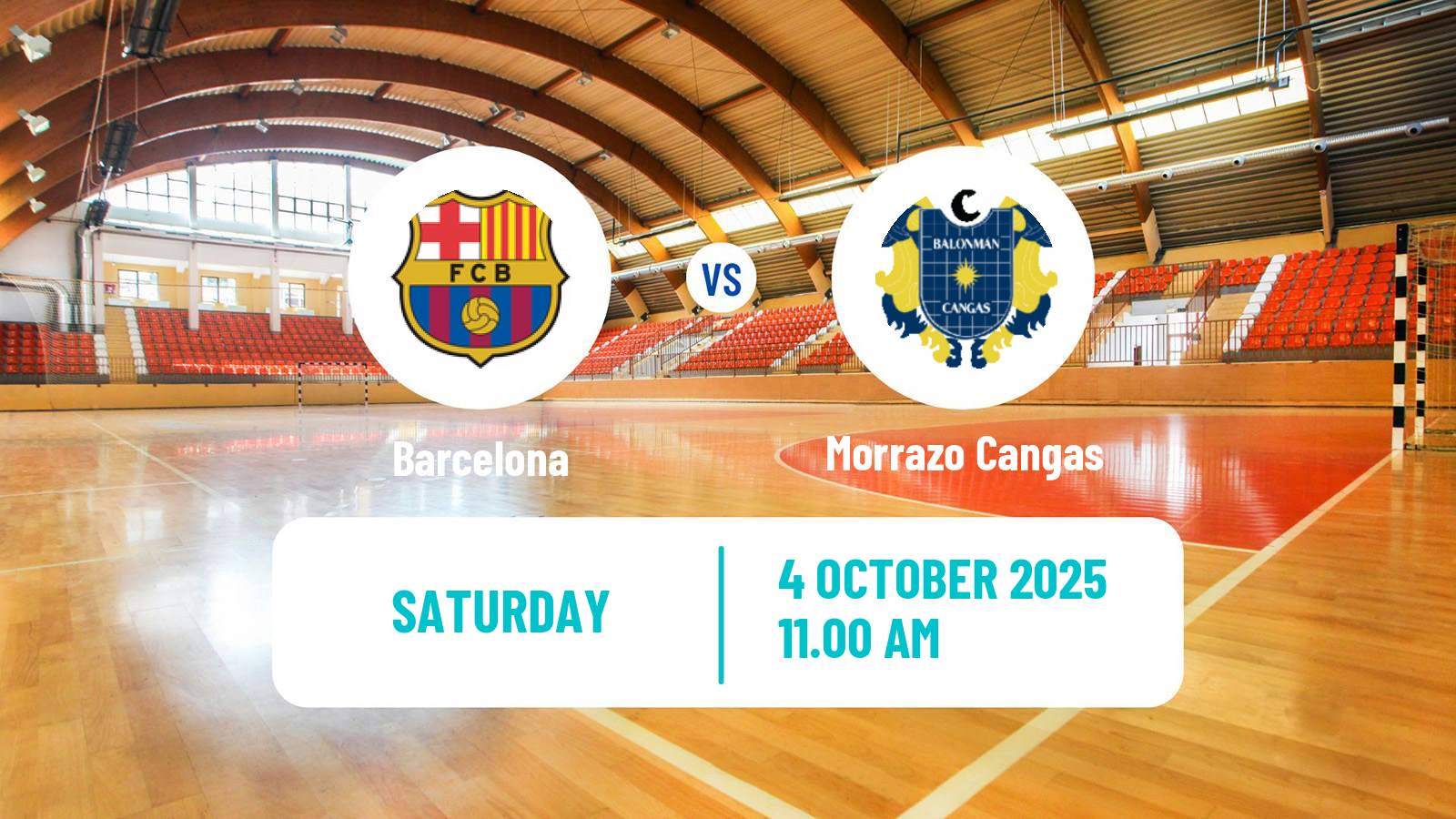 Handball Spanish Liga ASOBAL Barcelona - Morrazo Cangas