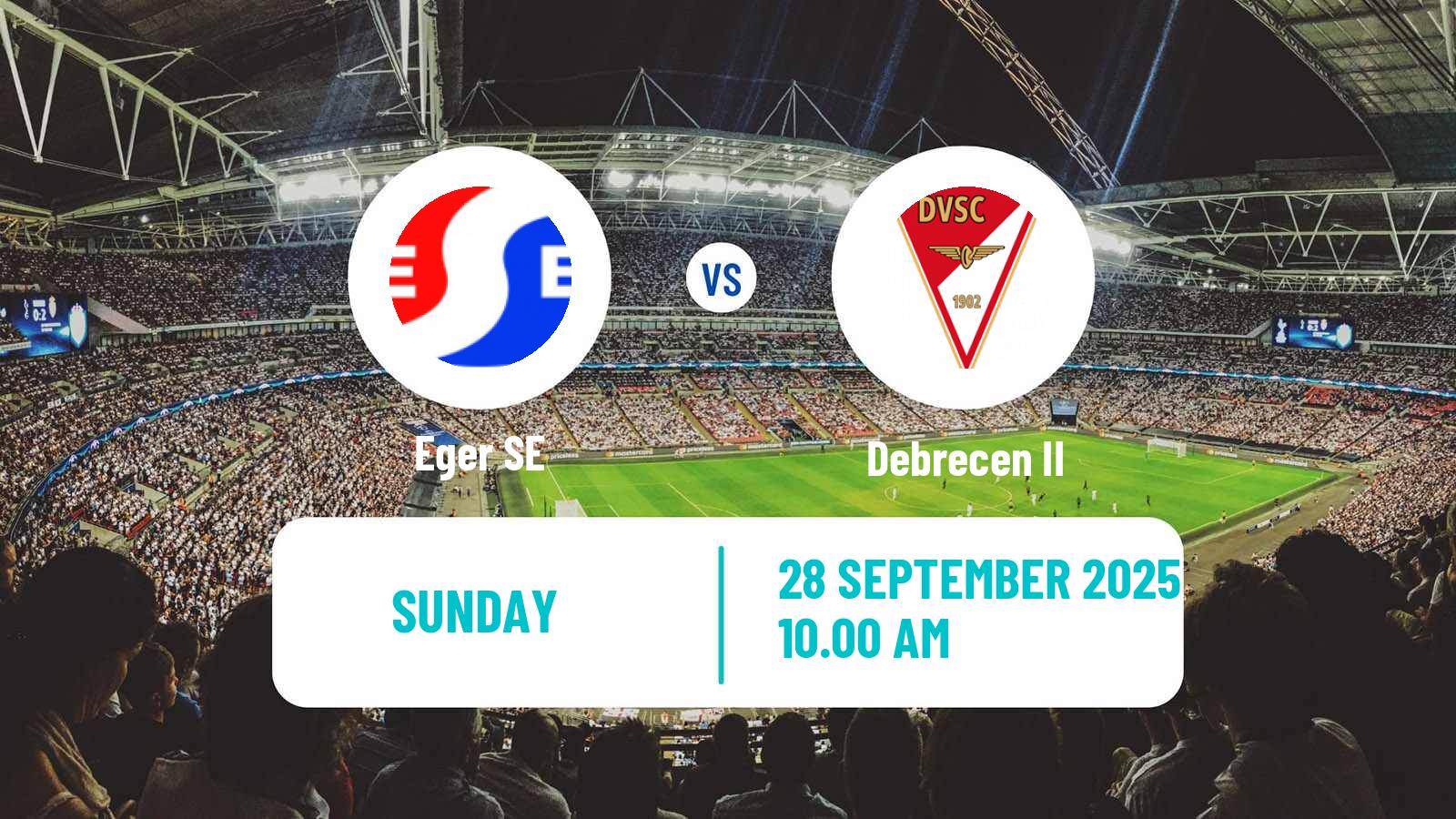 Soccer Hungarian NB III Northeast Eger - Debrecen II