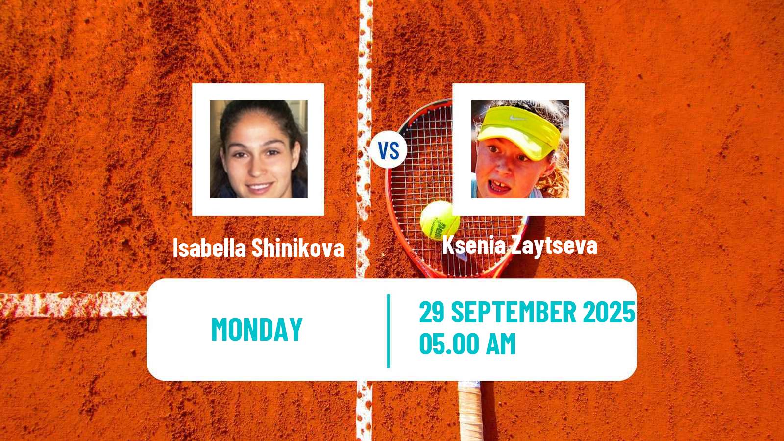 Tennis Samsun Challenger Women Isabella Shinikova - Ksenia Zaytseva