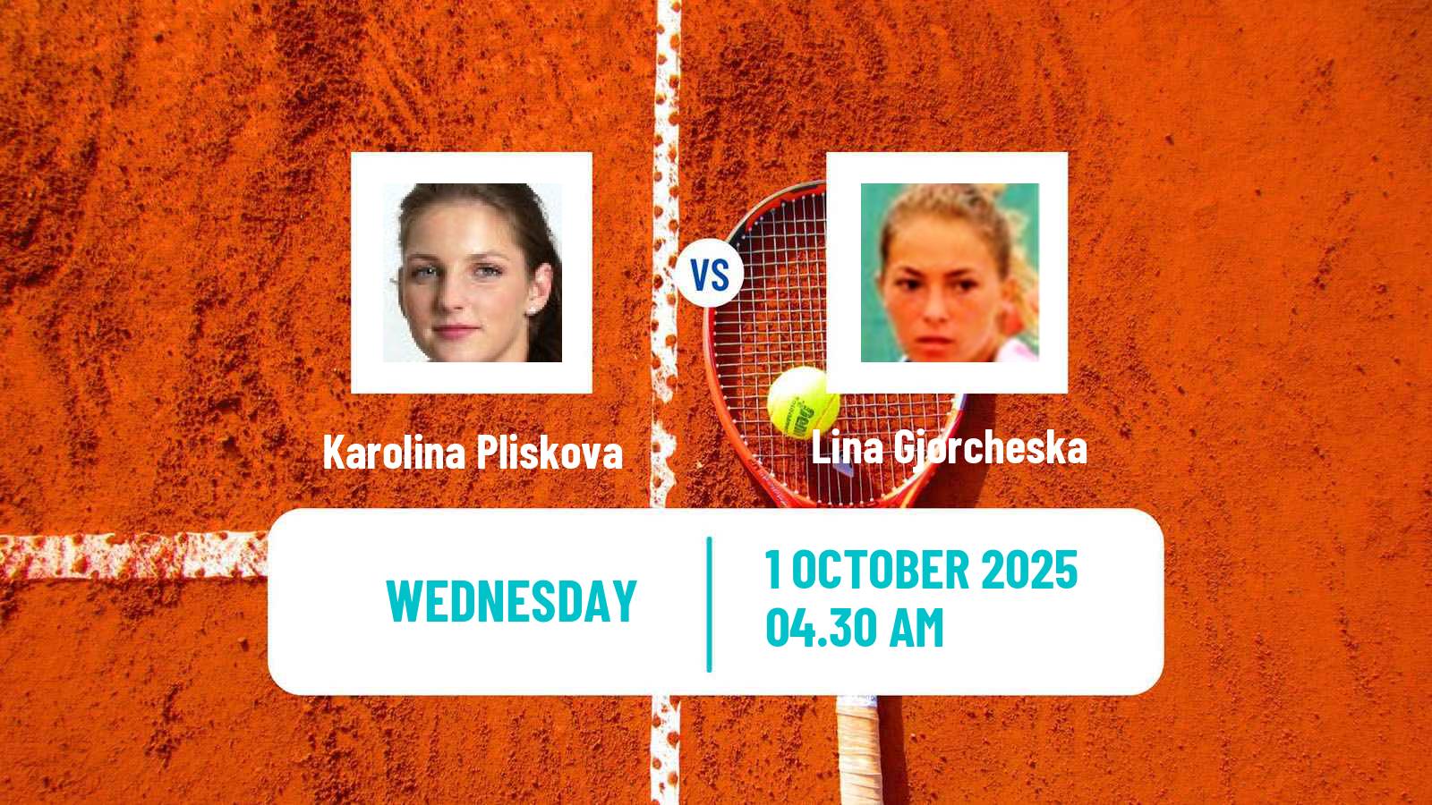 Tennis Samsun Challenger Women Karolina Pliskova - Lina Gjorcheska