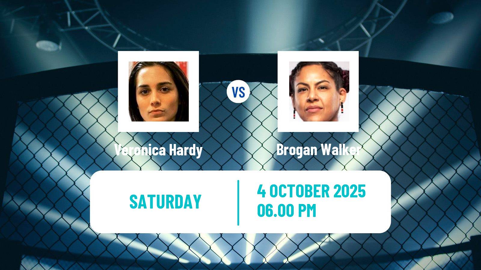 MMA Flyweight UFC Women Veronica Hardy - Brogan Walker