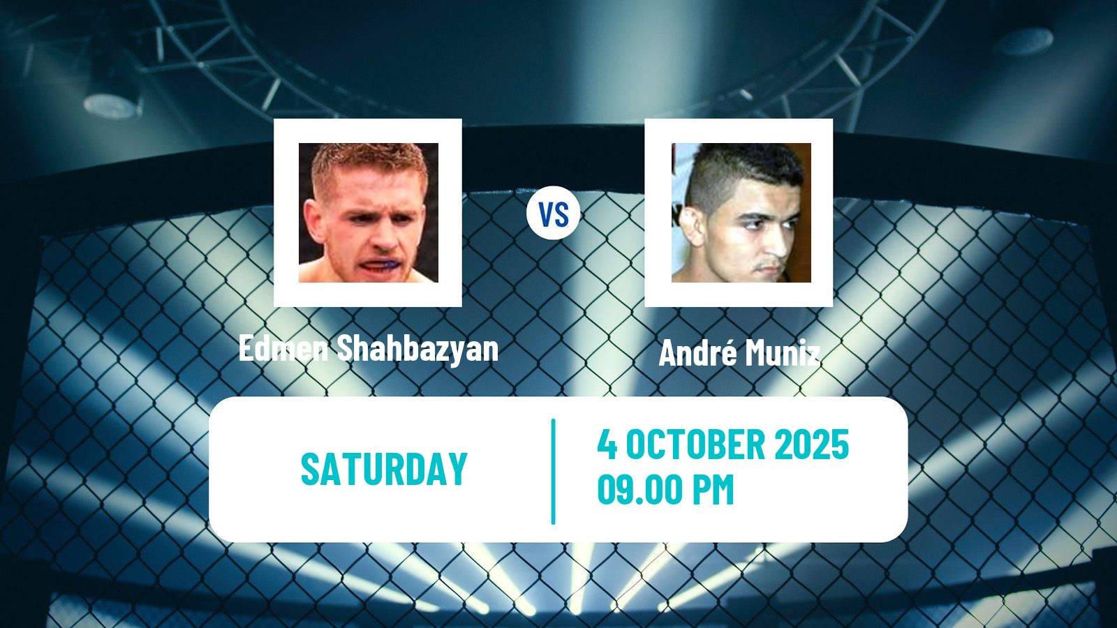 MMA Middleweight UFC Men Edmen Shahbazyan - André Muniz