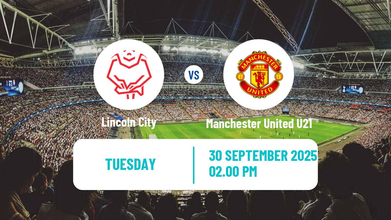 Soccer English EFL Trophy Lincoln City - Manchester United U21