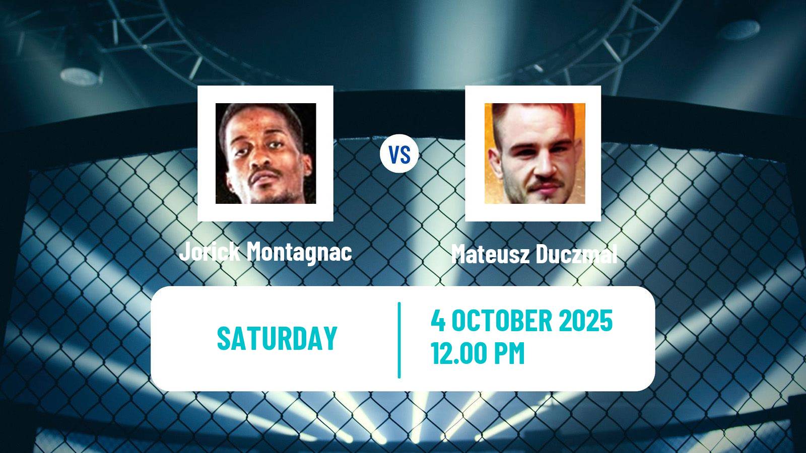 MMA Light Heavyweight Oktagon Men Jorick Montagnac - Mateusz Duczmal