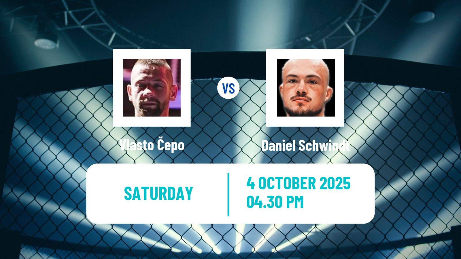 MMA Middleweight Oktagon Men Vlasto Čepo - Daniel Schwindt