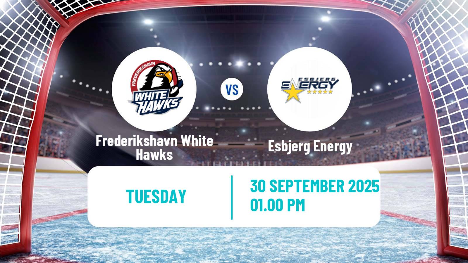 Hockey Danish Ishockey Ligaen Frederikshavn White Hawks - Esbjerg Energy
