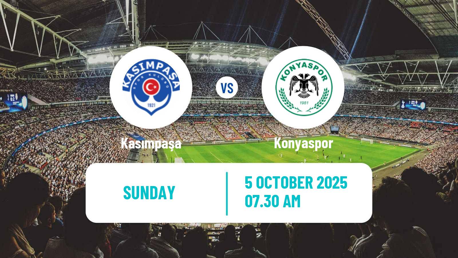 Soccer Turkish Super League Kasımpaşa - Konyaspor