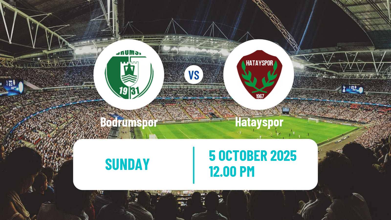 Soccer Turkish First League Bodrumspor - Hatayspor