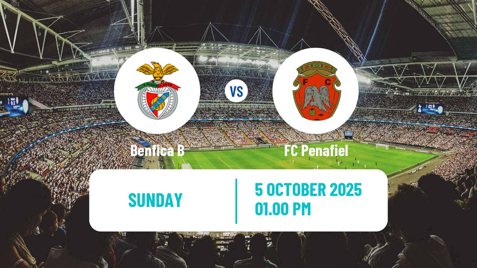 Soccer Portuguese Liga 2 Benfica B - Penafiel