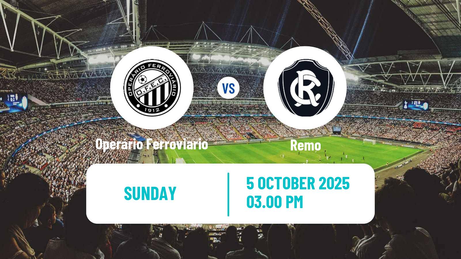 Soccer Brazilian Serie B Operário Ferroviario - Remo