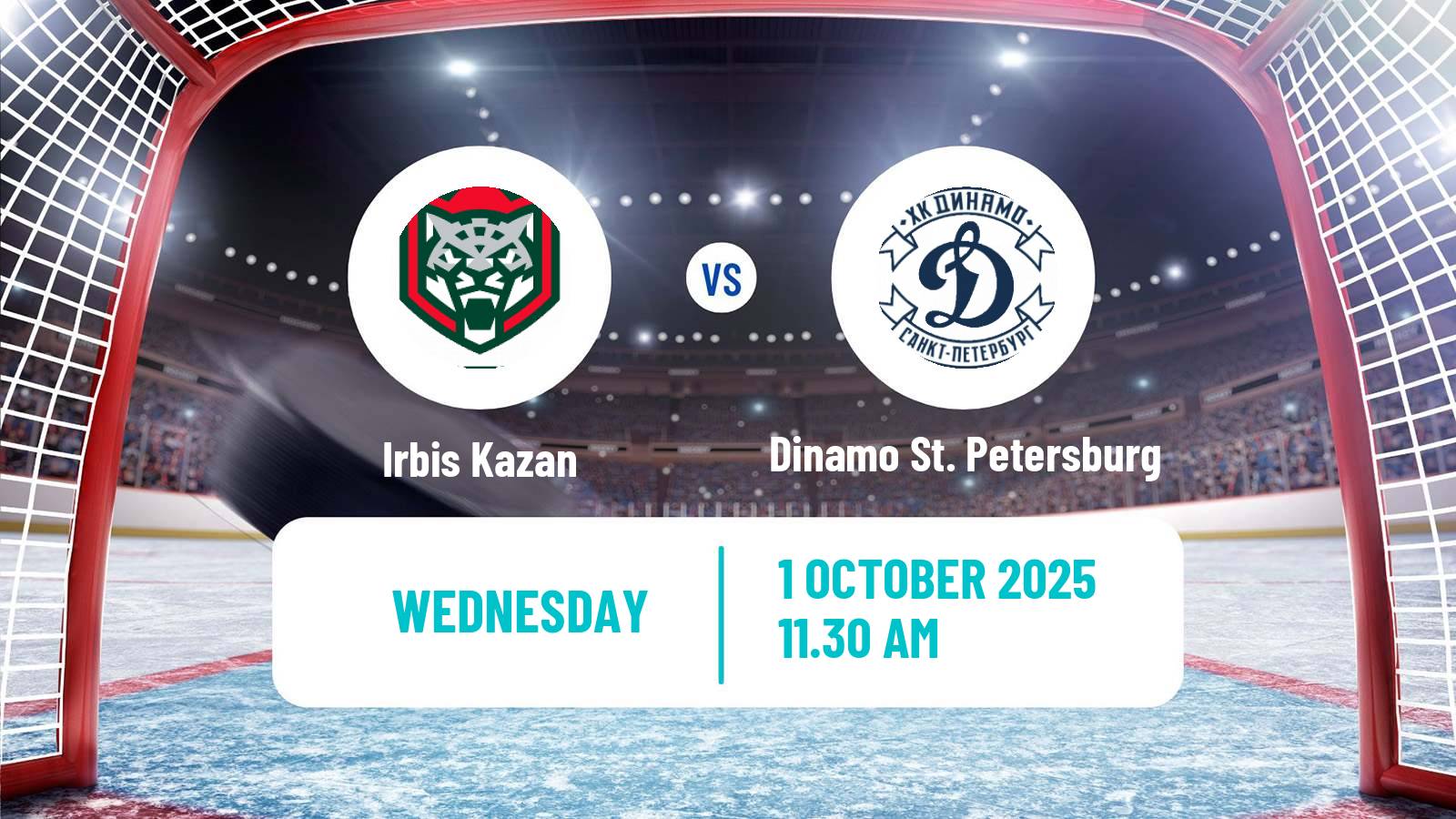 Hockey MHL Irbis Kazan - Dinamo St. Petersburg