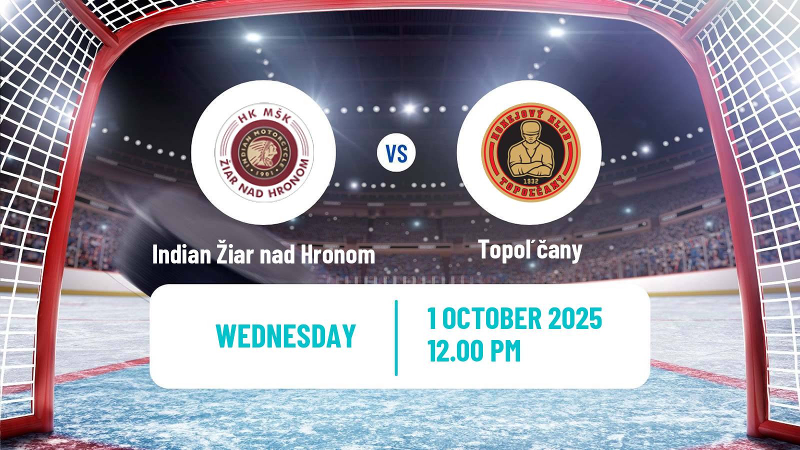 Hockey Slovak 1 Liga Hockey Indian Žiar nad Hronom - Topoľčany