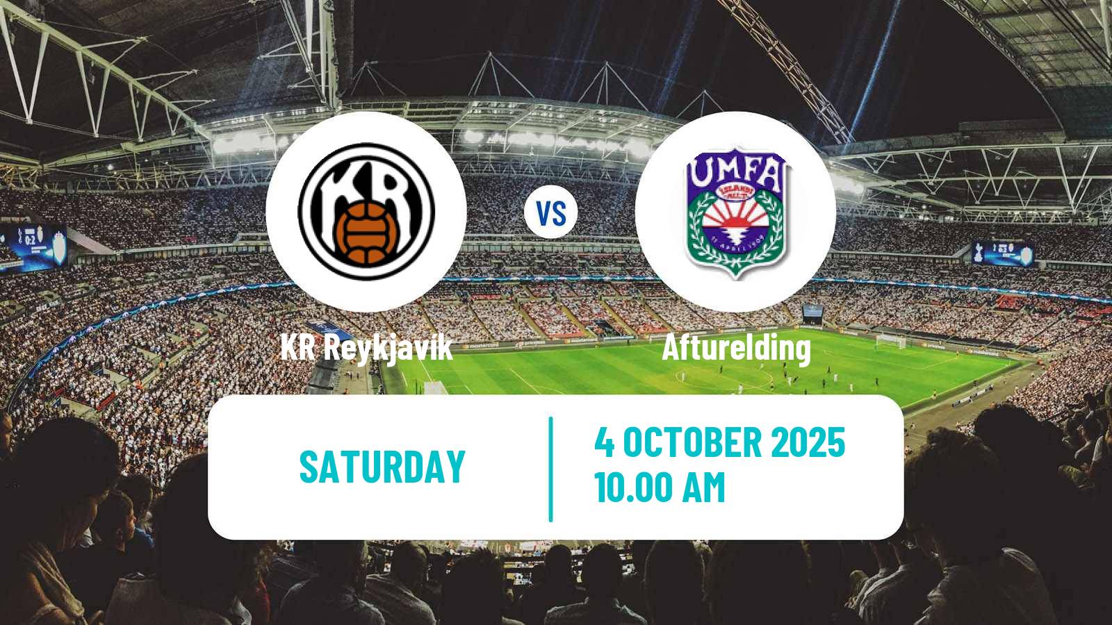 Soccer Icelandic Besta-deild karla KR Reykjavík - Afturelding