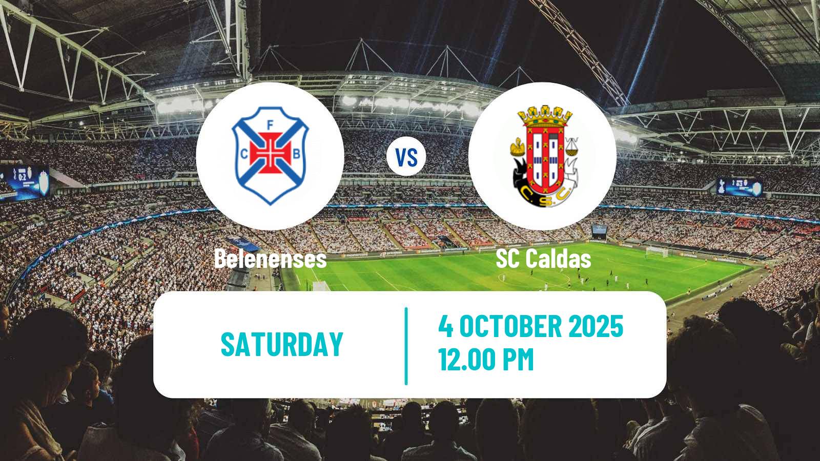 Soccer Portuguese Liga 3 Belenenses - Caldas