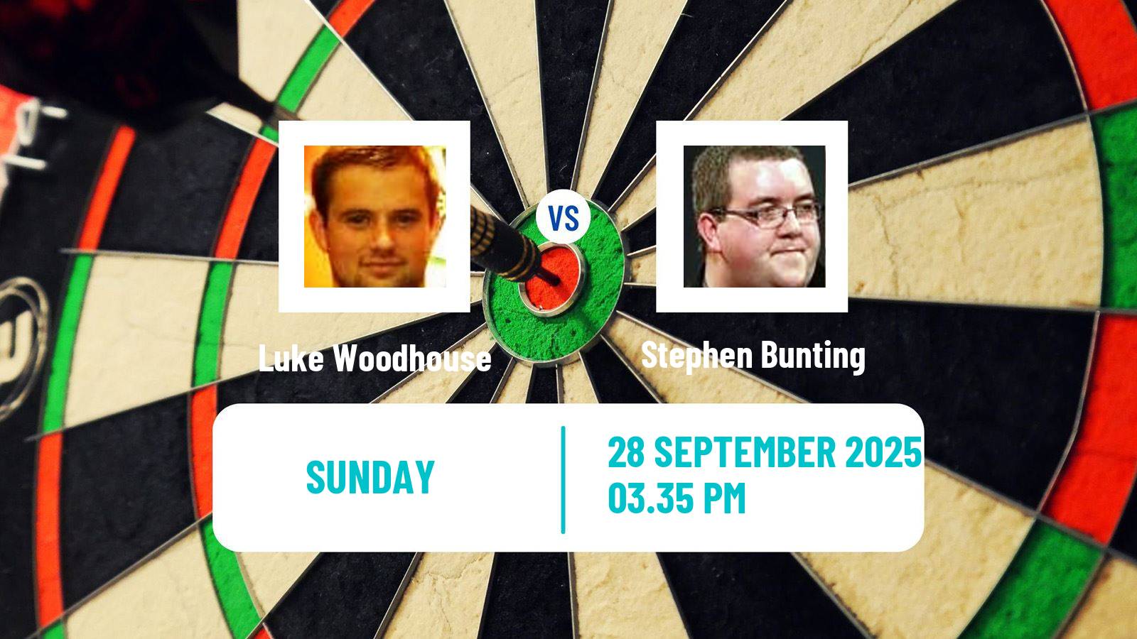 Darts European Tour 13 Luke Woodhouse - Stephen Bunting