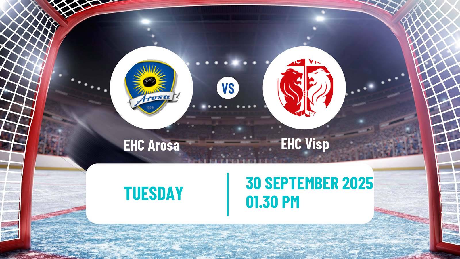 Hockey Swiss League Hockey Arosa - Visp