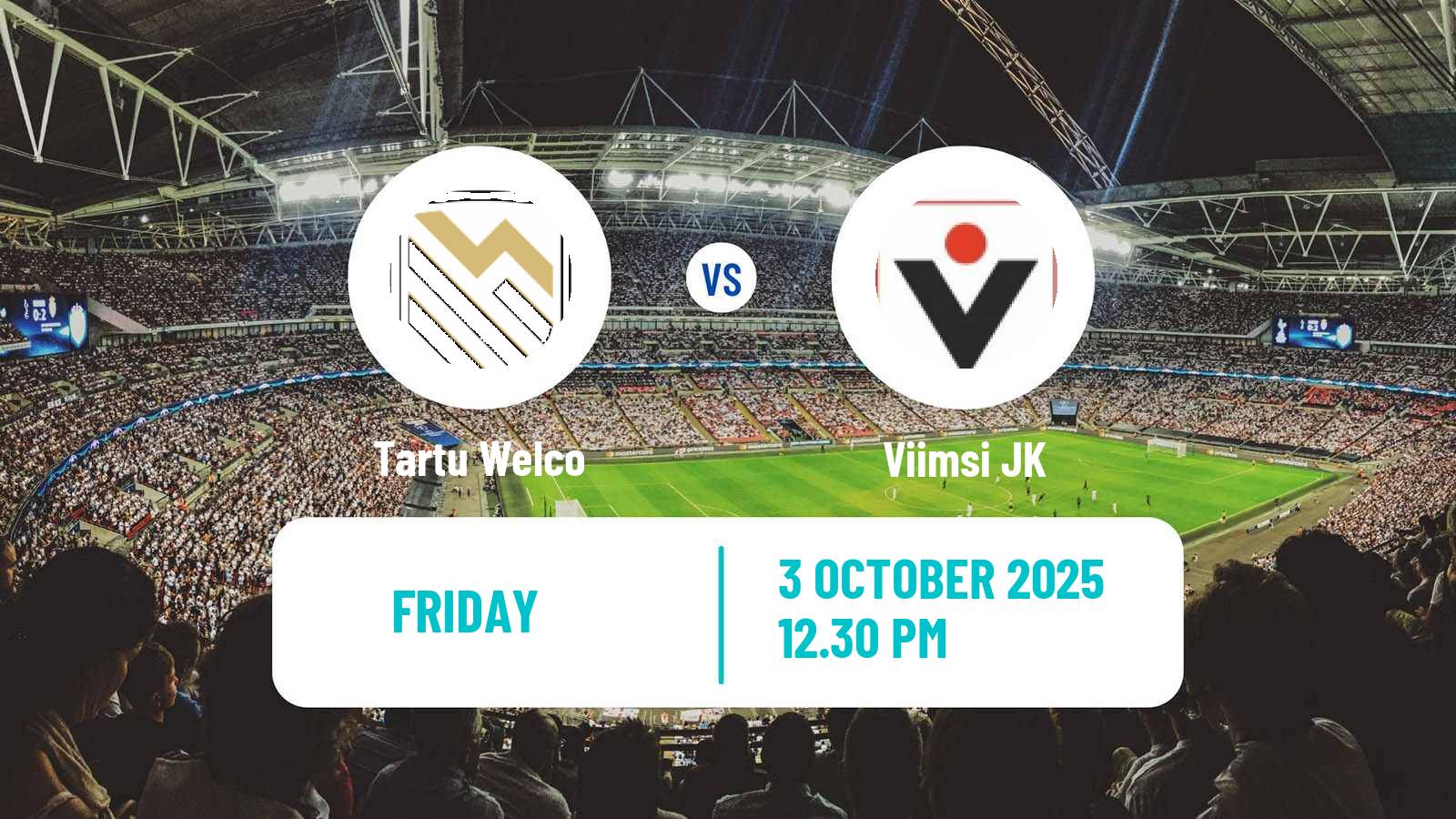 Soccer Estonian Esiliiga Tartu Welco - Viimsi JK