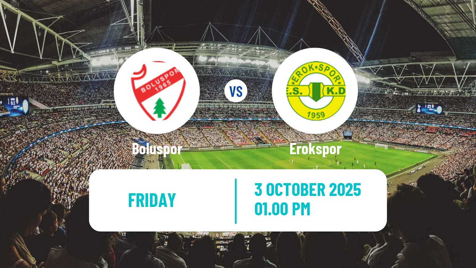 Soccer Turkish First League Boluspor - Erokspor